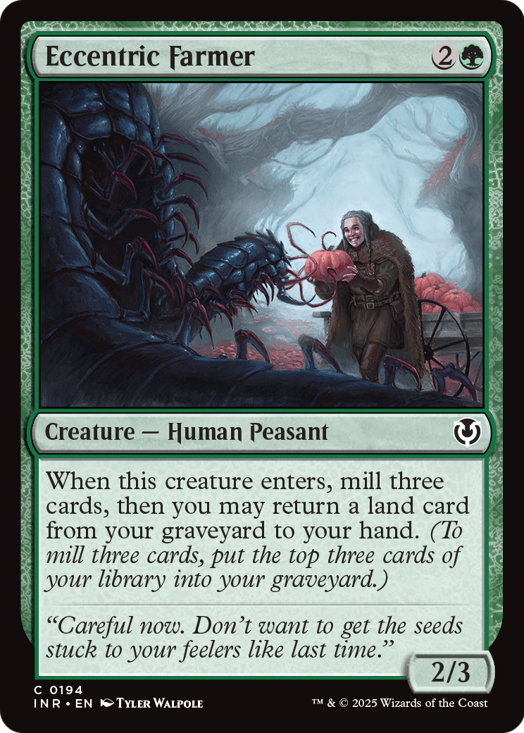 Eccentric Farmer (INR-194) [Innistrad Remastered] Foil