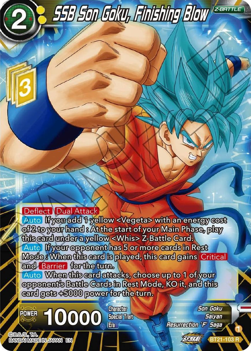 SSB Son Goku, Finishing Blow (BT21-103) [Wild Resurgence]