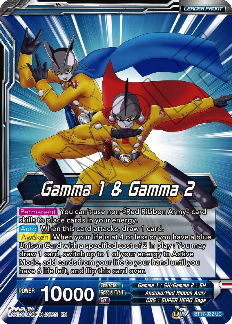 Gamma 1 & Gamma 2 // Gamma 1 & Gamma 2, Newfound Foes (BT17-032) [Ultimate Squad Prerelease Promos]