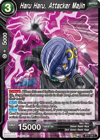 Haru Haru, Attacker Majin (Reprint) (BT3-120) [Battle Evolution Booster]