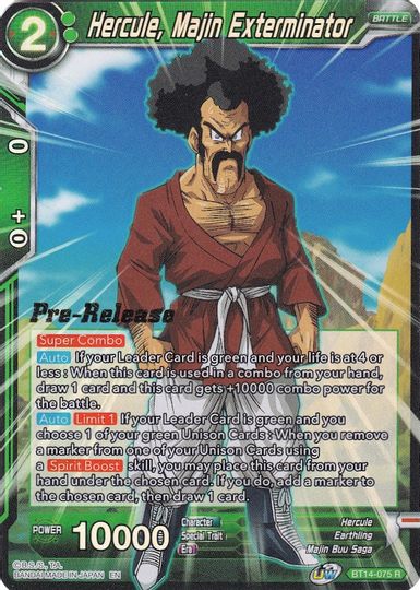 Hercule, Majin Exterminator (BT14-075) [Cross Spirits Prerelease Promos]