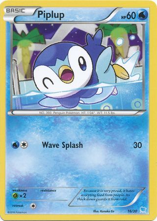 Piplup (16/30) [XY: Trainer Kit - Pikachu Libre & Suicune]