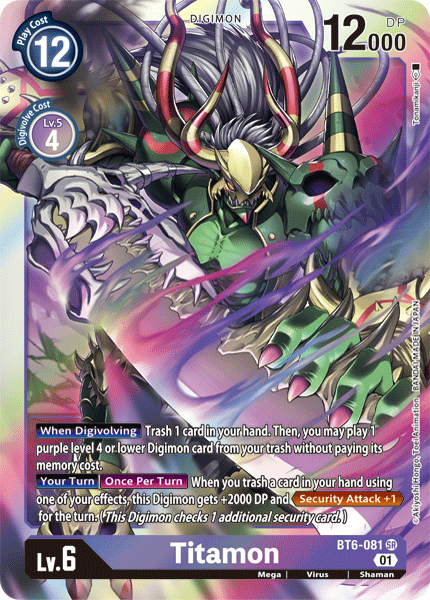 Titamon [BT6-081] [Double Diamond]