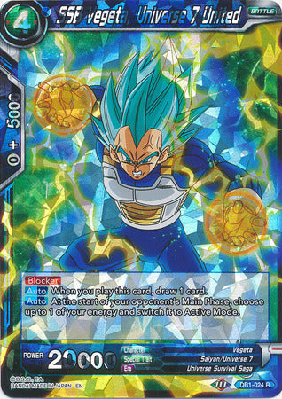 SSB Vegeta, Universe 7 United (DB1-024) [Dragon Brawl]