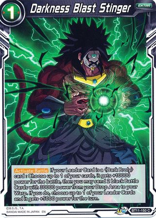 Darkness Blast Stinger (BT11-150) [Vermilion Bloodline]