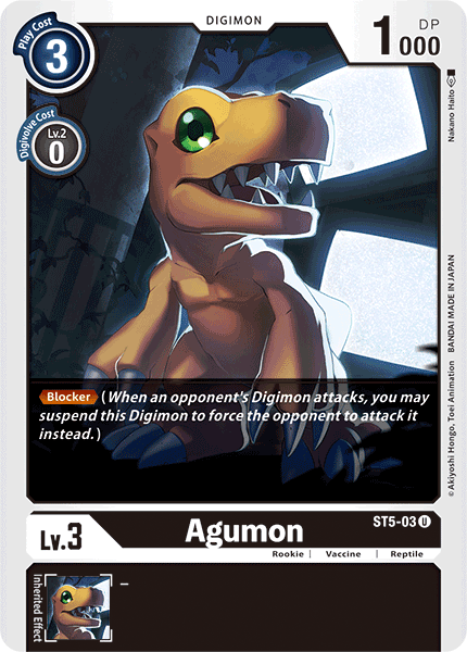 Agumon [ST5-03] [Starter Deck: Machine Black]