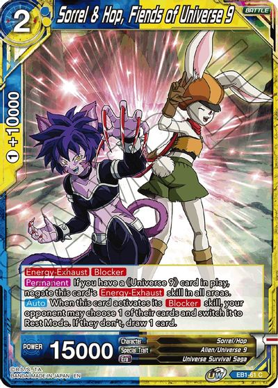 Sorrel & Hop, Fiends of Universe 9 (EB1-061) [Battle Evolution Booster]