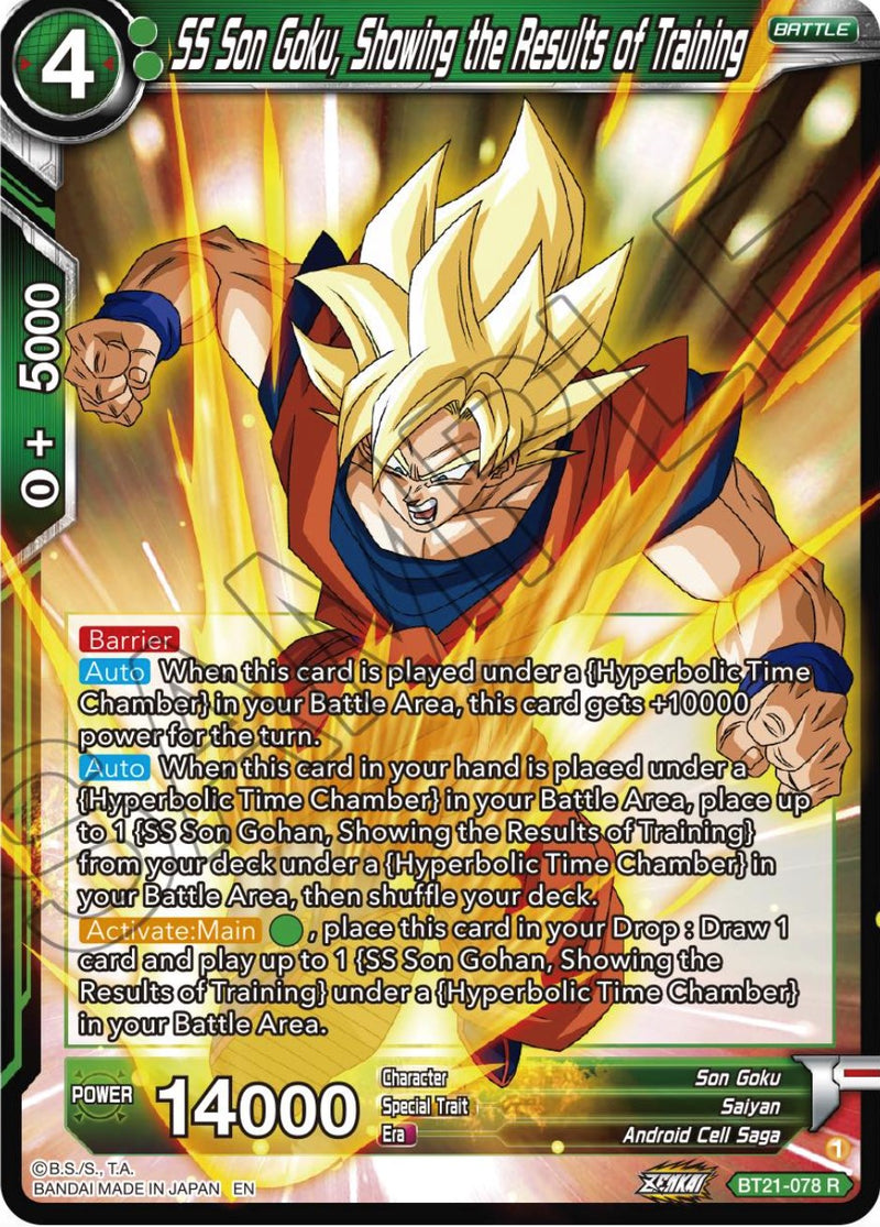 SS Son Goku, Showing the Results of Training (BT21-078) [Wild Resurgence]