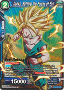 Trunks, Battling the Forces of Evil (BT12-037) [Vicious Rejuvenation Prerelease Promos]