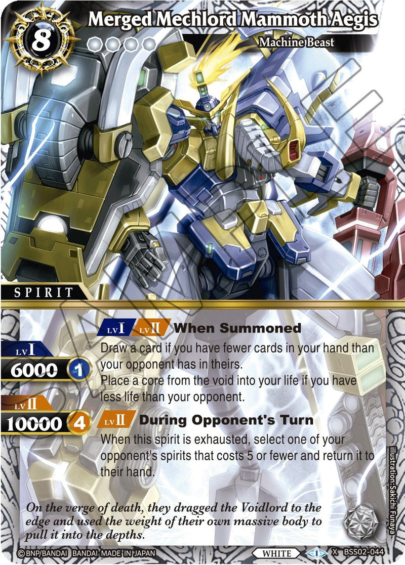 Merged Mechlord Mammoth Aegis (BSS02-044) [False Gods]