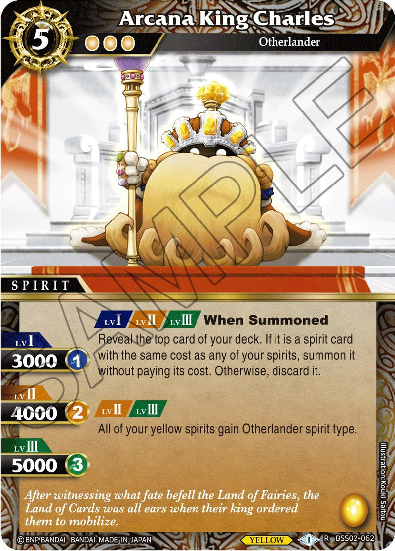 Arcana King Charles (BSS02-062) [False Gods]