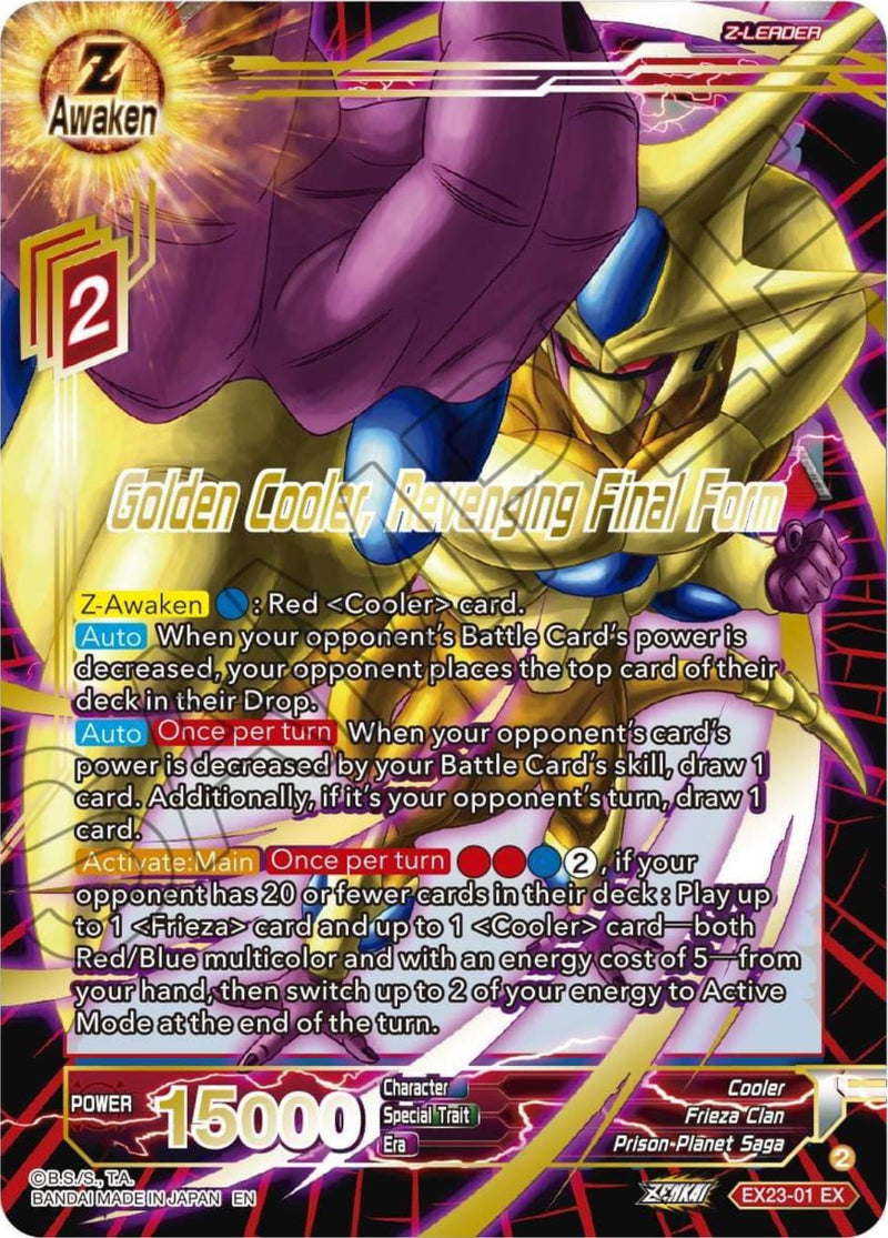 Golden Cooler, Revenging Final Form (EX23-01) [Premium Anniversary Box 2023]