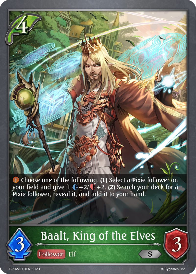 Baalt, King of the Elves (BP02-010EN) [Reign of Bahamut]