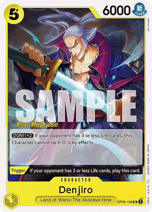 Denjiro [Wings of the Captain Pre-Release Cards]