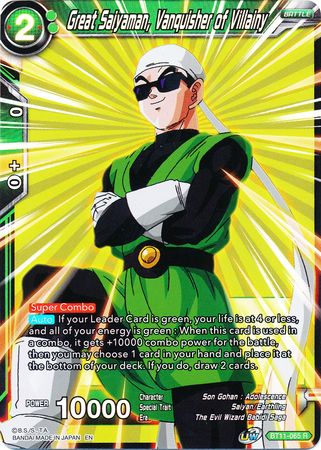 Great Saiyaman Vanquisher of Villainy BT11 065 Vermilion Bloodline