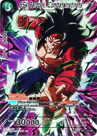 SS4 Bardock, Combat Instincts (SPR) (BT11-131) [Vermilion Bloodline]