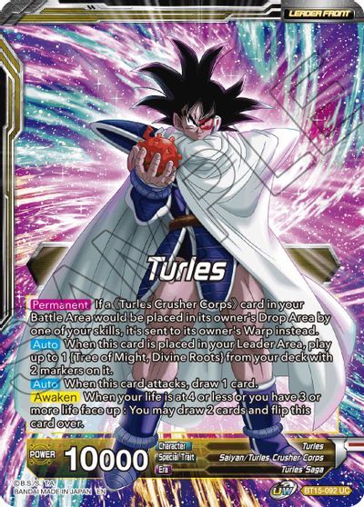 Turles // Turles, Accursed Power (BT15-092) [Saiyan Showdown]