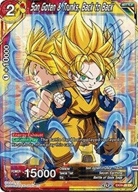 Son Goten & Trunks, Back to Back (EX09-05) [Saiyan Surge]