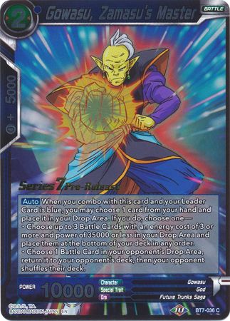 Gowasu, Zamasu's Master (BT7-036_PR) [Assault of the Saiyans Prerelease Promos]