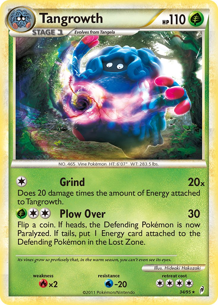 Tangrowth (34/95) (Theme Deck Exclusive) [Call of Legends]