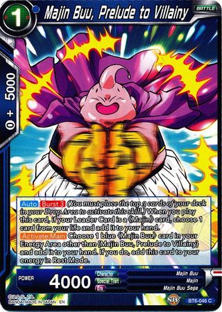 Majin Buu, Prelude to Villainy (BT6-046) [Destroyer Kings]