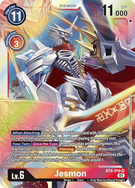 Jesmon [BT6-016] [Double Diamond]