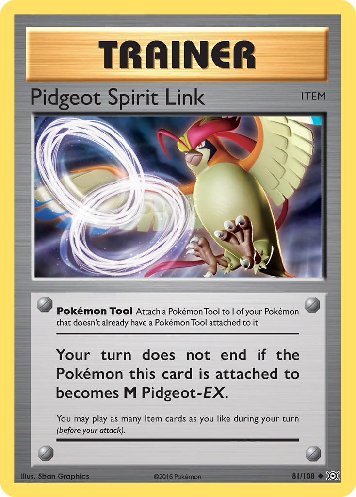 Pidgeot Spirit Link (81/108) [XY: Evolutions]