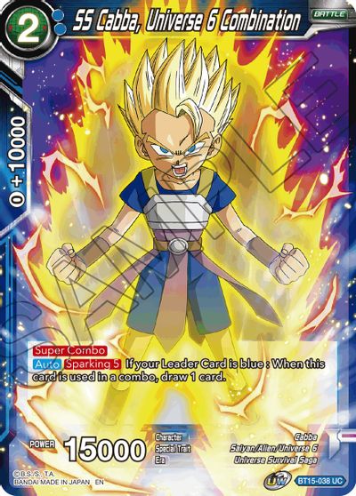 SS Cabba, Universe 6 Combination (BT15-038) [Saiyan Showdown]