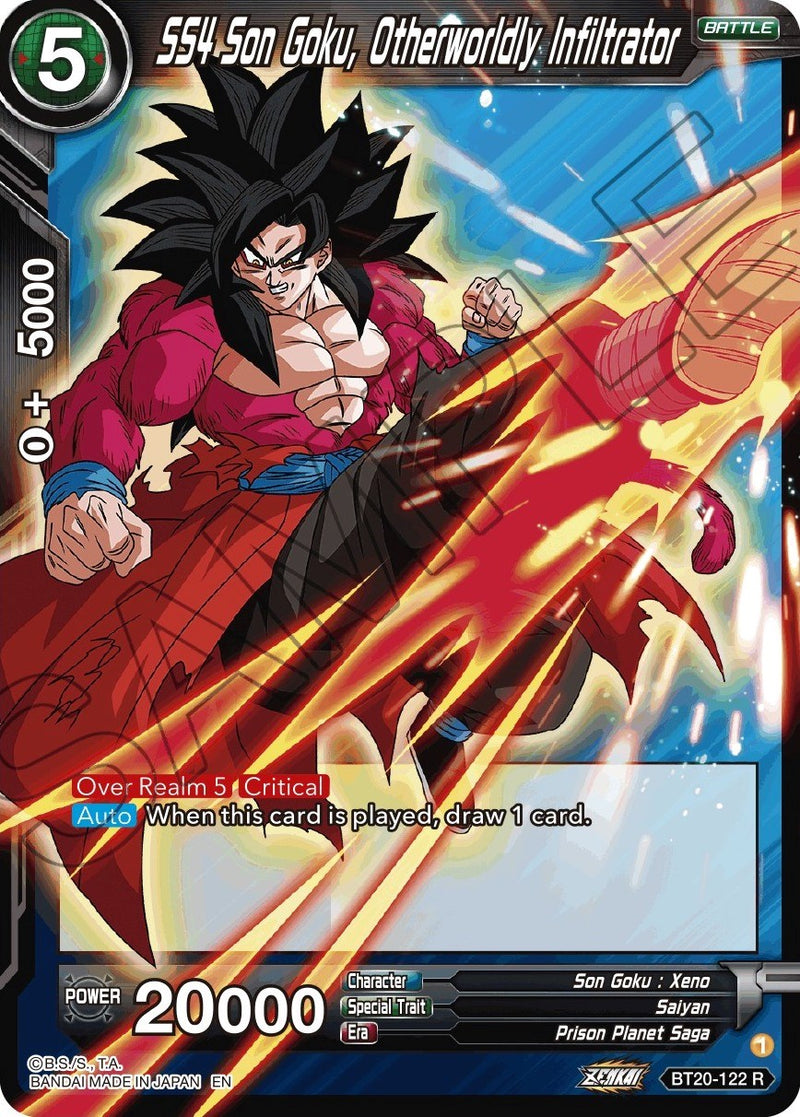SS4 Son Goku, Otherworldly Infiltrator (BT20-122) [Power Absorbed]