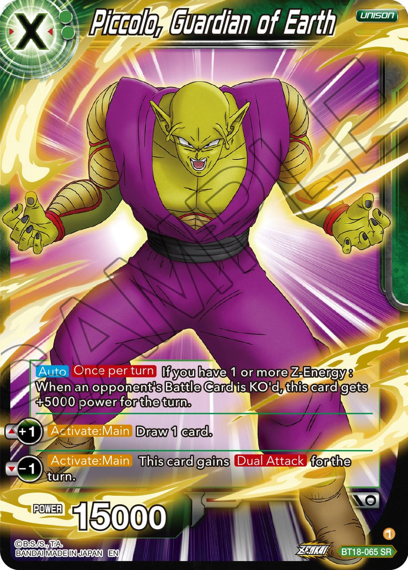 Piccolo, Guardian of Earth (BT18-065) [Dawn of the Z-Legends]