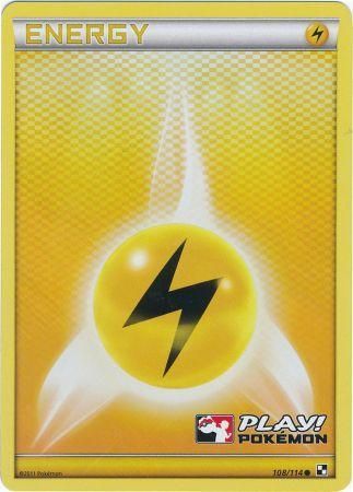Lightning Energy (108/114) (Play Pokemon Promo) [Black & White: Base Set]