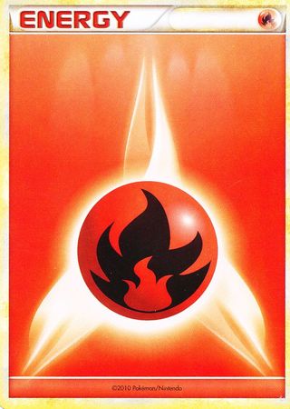 Fire Energy (2010 Unnumbered HGSS Style Non Holo) [League & Championship Cards]
