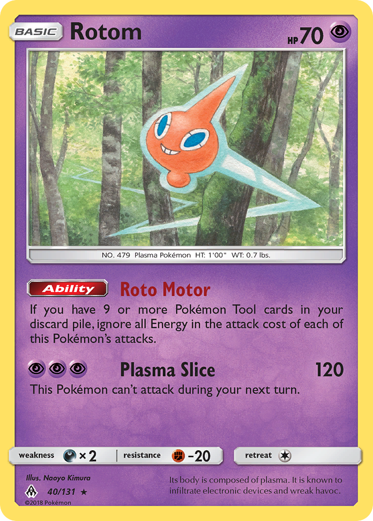 Rotom (40/131) [Sun & Moon: Forbidden Light]