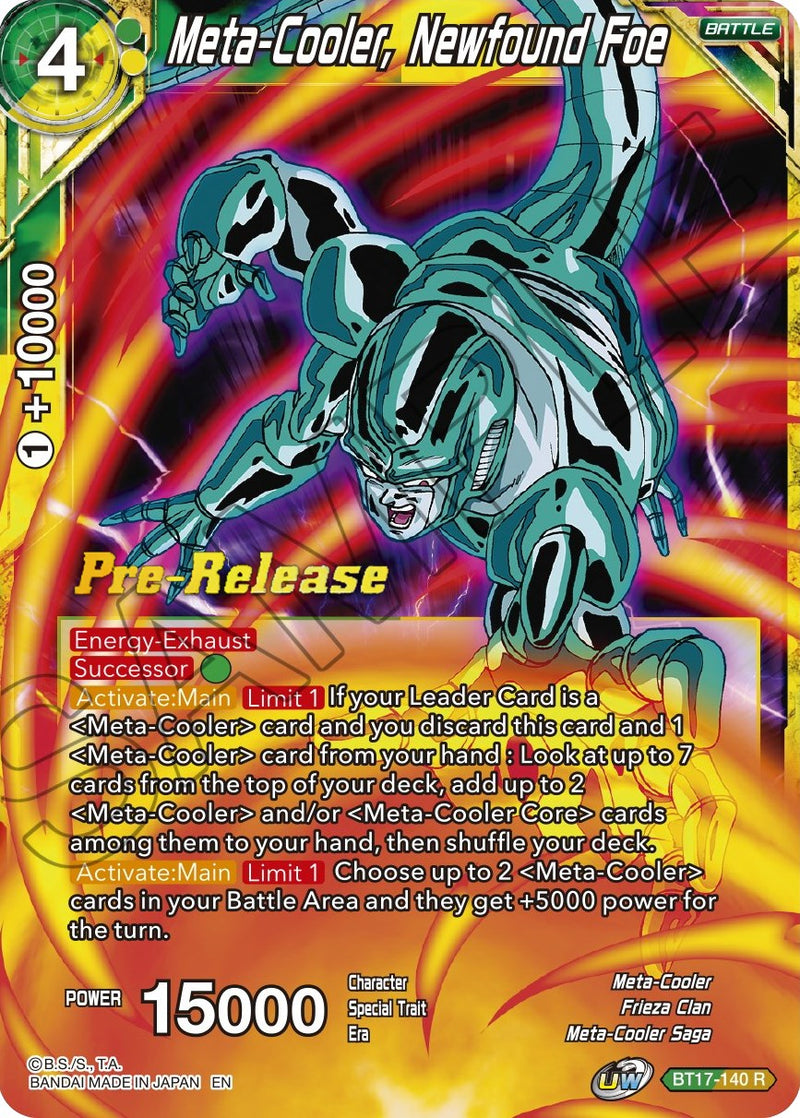 Meta-Cooler, Newfound Foe (BT17-140) [Ultimate Squad Prerelease Promos]