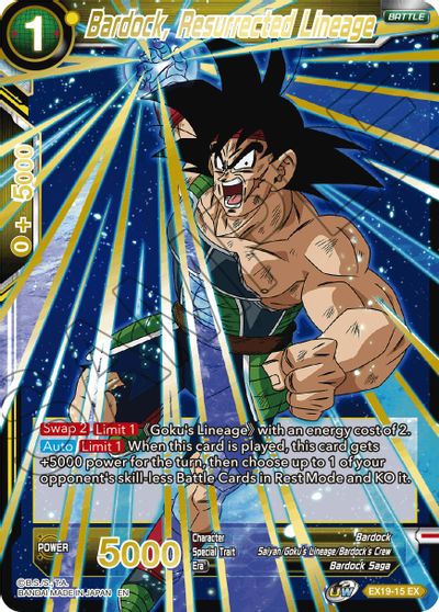 Bardock, Resurrected Lineage (EX19-15) [Special Anniversary Set 2021]