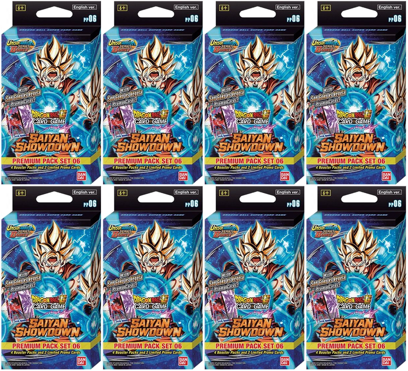 Unison Warrior Series: Saiyan Showdown [PP06] - Premium Pack Set Display
