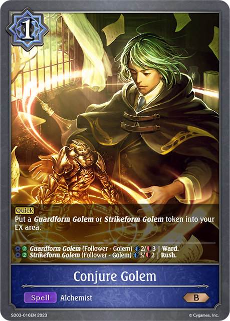 Conjure Golem (SD03-016EN) [Mysteries of Conjuration]