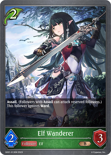 Elf Wanderer (SD01-013EN) [Regal Fairy Princess]