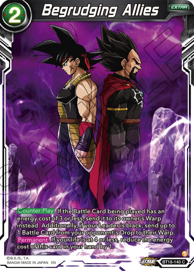 Begrudging Allies (BT18-140) [Dawn of the Z-Legends]