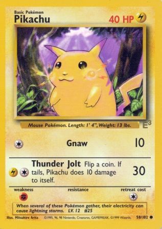 Pikachu (58/102) (E3 Stamped Promo) [Miscellaneous Cards & Products]