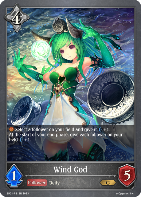 Wind God (BP01-P31EN) [Advent of Genesis]