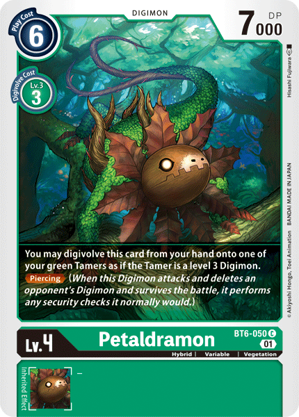 Petaldramon [BT6-050] [Double Diamond]