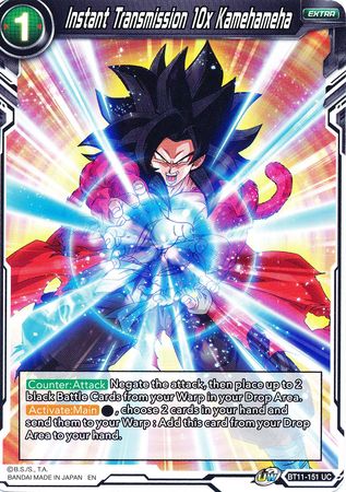 Instant Transmission 10x Kamehameha (BT11-151) [Vermilion Bloodline]