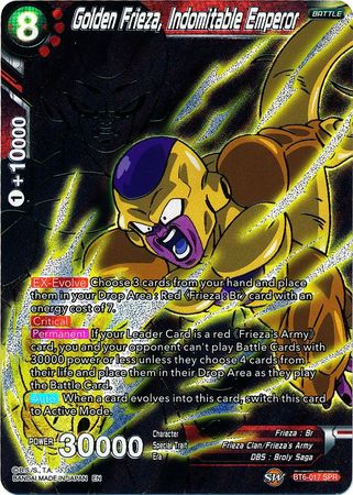 Golden Frieza, Indomitable Emperor (SPR) (BT6-017) [Destroyer Kings]