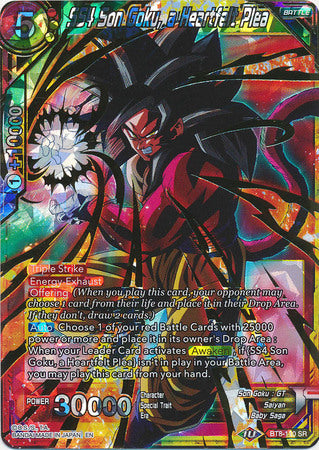 SS4 Son Goku, a Heartfelt Plea (BT8-110) [Malicious Machinations]