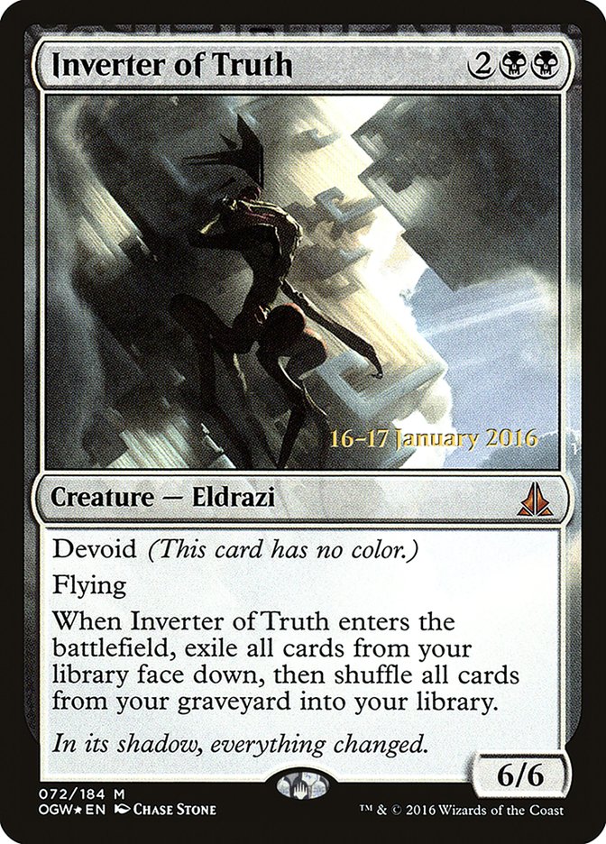 Inverter of Truth [Oath of the Gatewatch Prerelease Promos]