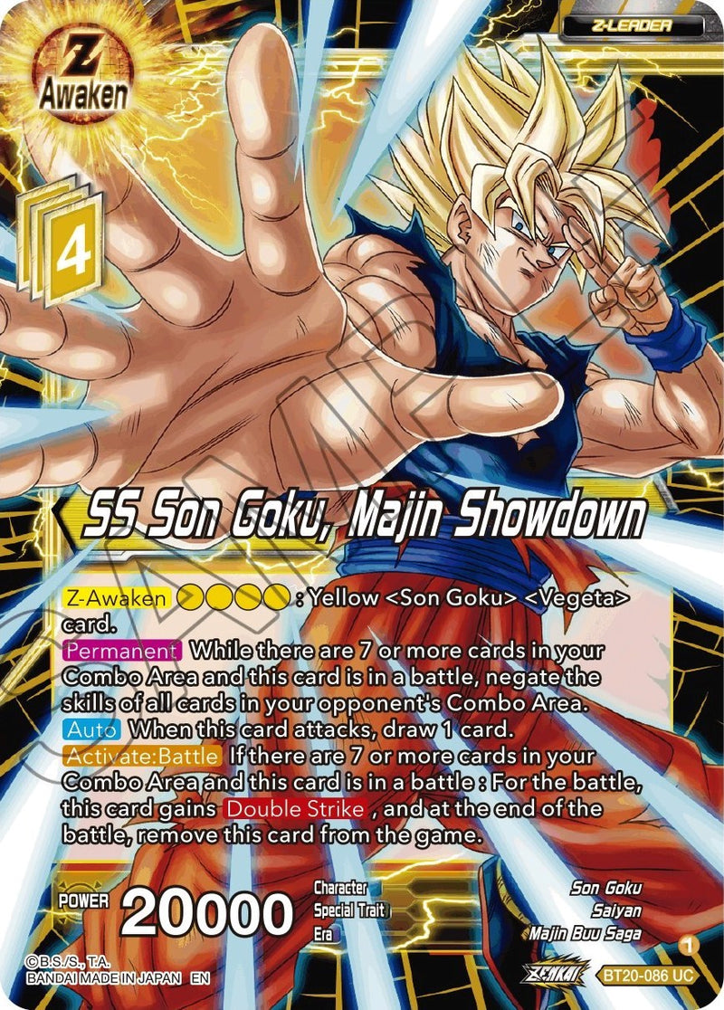 SS Son Goku, Majin Showdown (BT20-086) [Power Absorbed]