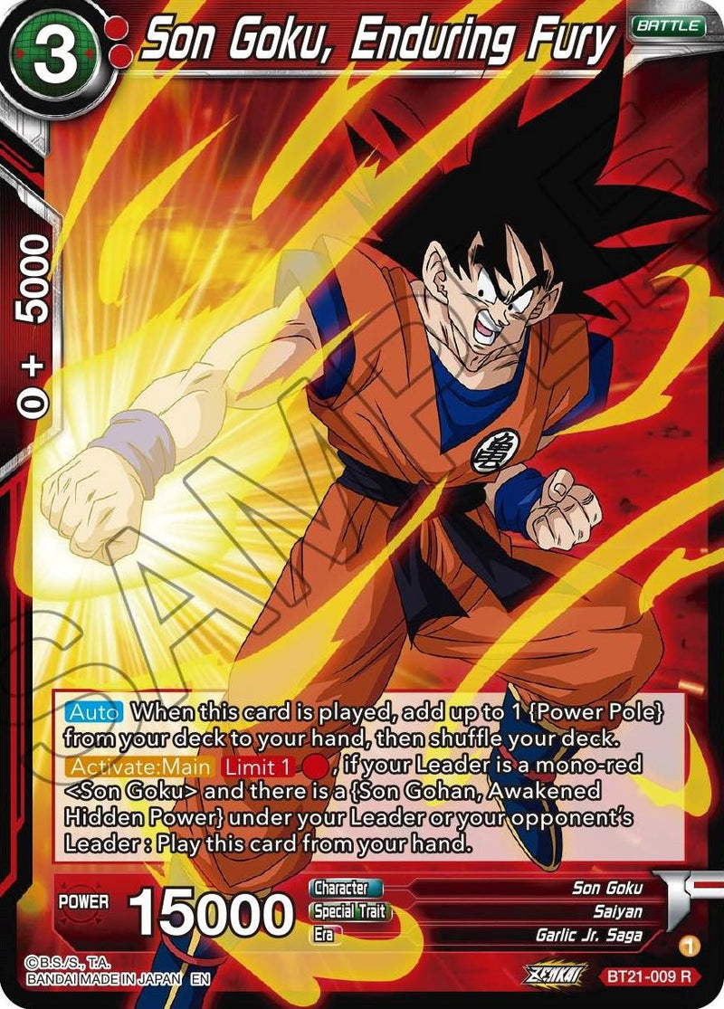 Son Goku, Enduring Fury (BT21-009) [Wild Resurgence]